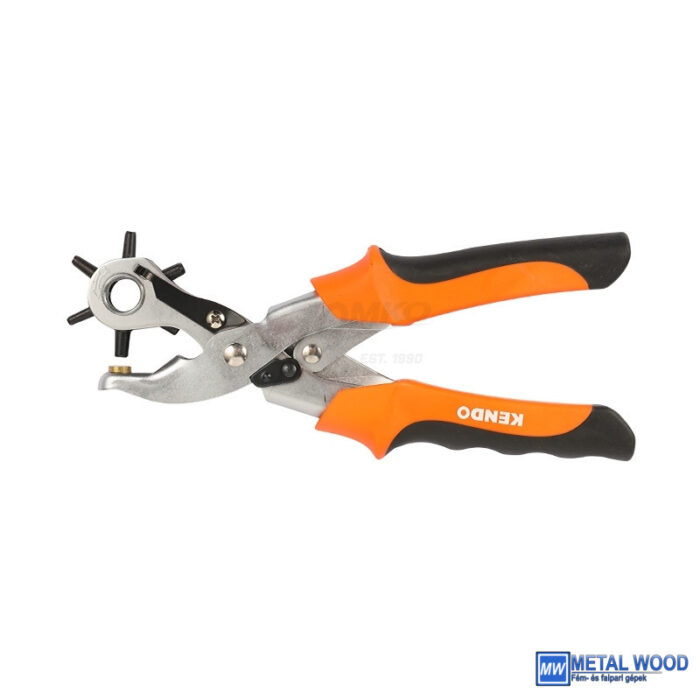 KENDO bőrlyukasztó fogó 235mm 2,5-5,0mm CrV No.11824 - Image 1