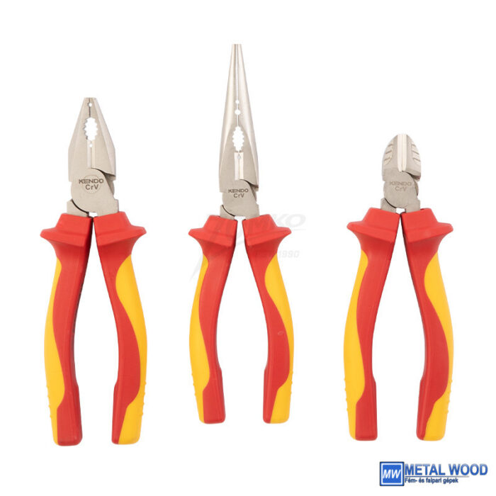 KENDO VDE szigetelt fogókészlet 3r. CrV - Image 1