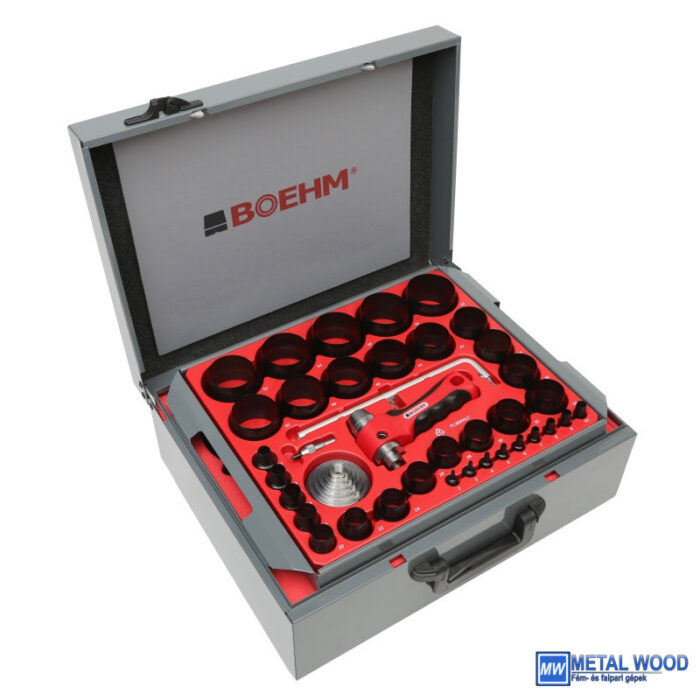 BOEHM XXL tömítéskivágó készlet 54+6r. 2-100/420mm körzővel JLB2100PACC - Image 1