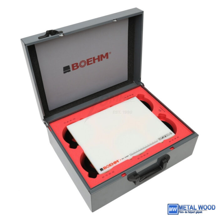 BOEHM XXL tömítéskivágó készlet 54+6r. 2-100/420mm körzővel JLB2100PACC - Image 3