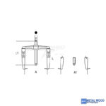 Z-T Csapágylehúzók, 2 körmös csúszószáras - Image 2