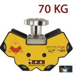 MÁGNESES SZÖGBEÁLLÍTÓ (DEMAGNETIZÁLHATÓ) - 70 KG - GYS D70.120M