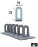 MULTIPAD SZÜRKE LAPOS 6X50X156 MM 3DB/CSOMAG - Image 3
