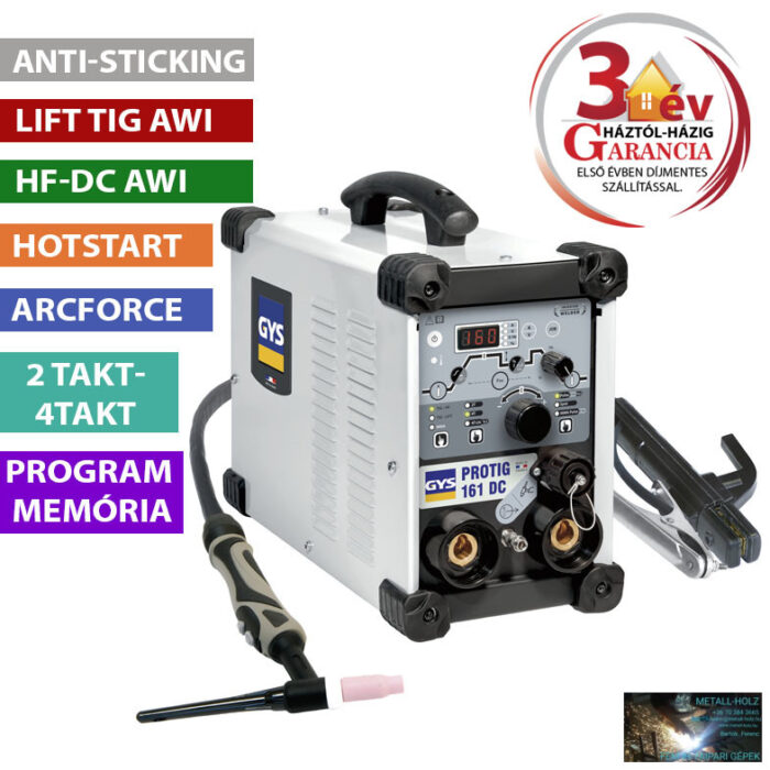 PROTIG 161 DC - TIG17DB-4M MUNKAKÁBELLEL - Image 1
