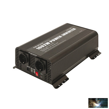 PSW 1002W (12V) SZINUSOS FESZÜLTSÉG ÁTALAKÍTÓ TÁVIRÁNYÍTÓVAL