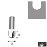 U alakú hornyolók 8mm szárvastagság, D12,7 H19,6 R6,35 - Image 2