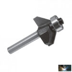 45 fokos marókés csapágyazott 6mm szárvastagság, D26,6 H9,52 A45