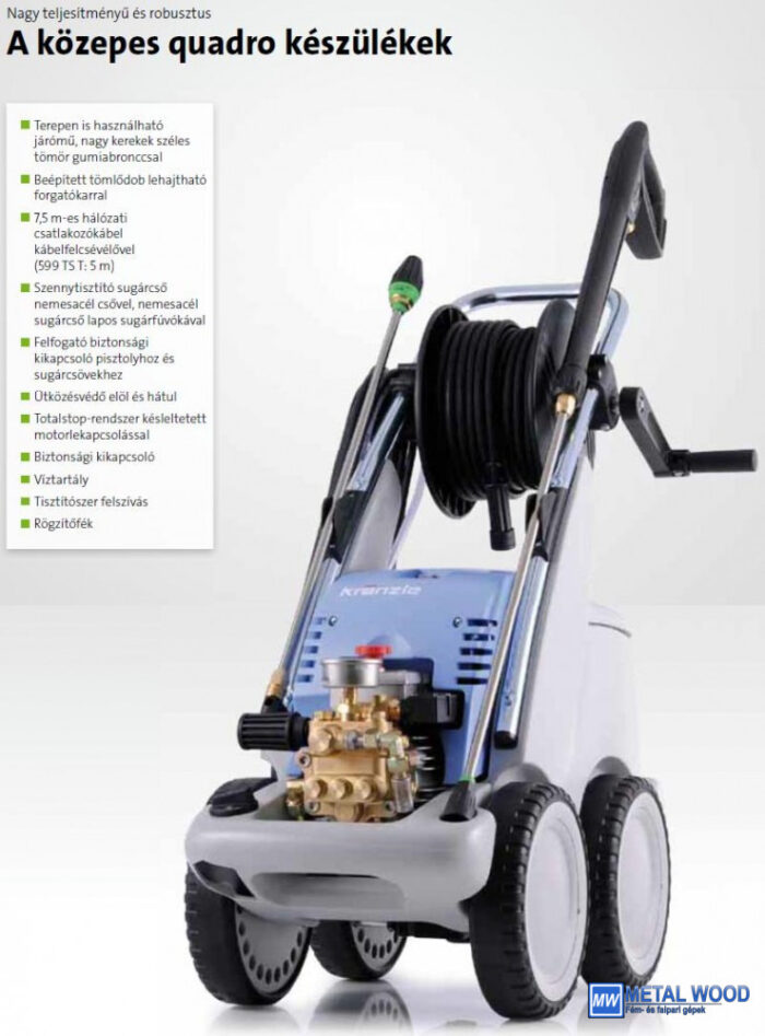 Kränzle quadro  899 TST hidegvizes mosó 400v - Image 2