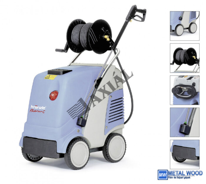 Nagynyomású melegvizes mosó C13/180 tömlődobbal - Image 1