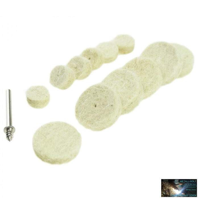 Polírozó filcek, 13 db-os készlet, Mini csiszolók és gravírozókhoz - Image 1
