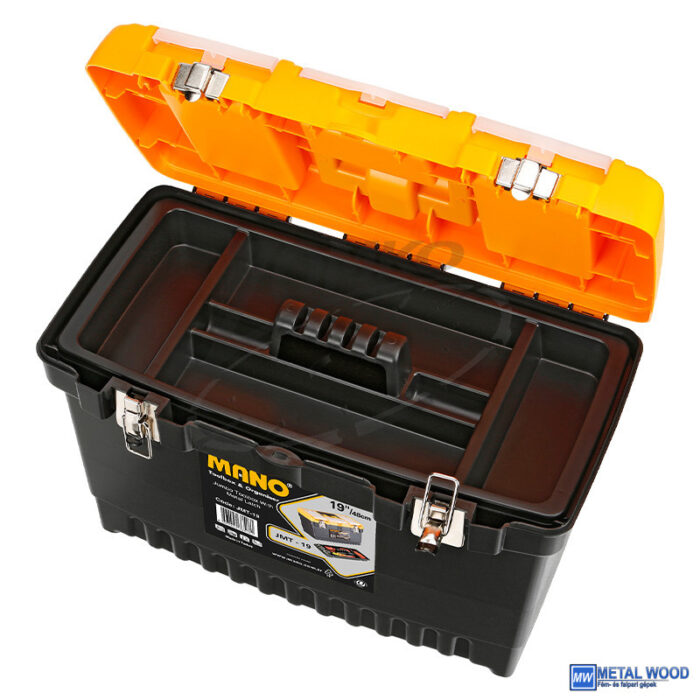MANO Jumbo fémcsatos szerszámkoffer 564x310x388 JMT-22 - Image 3