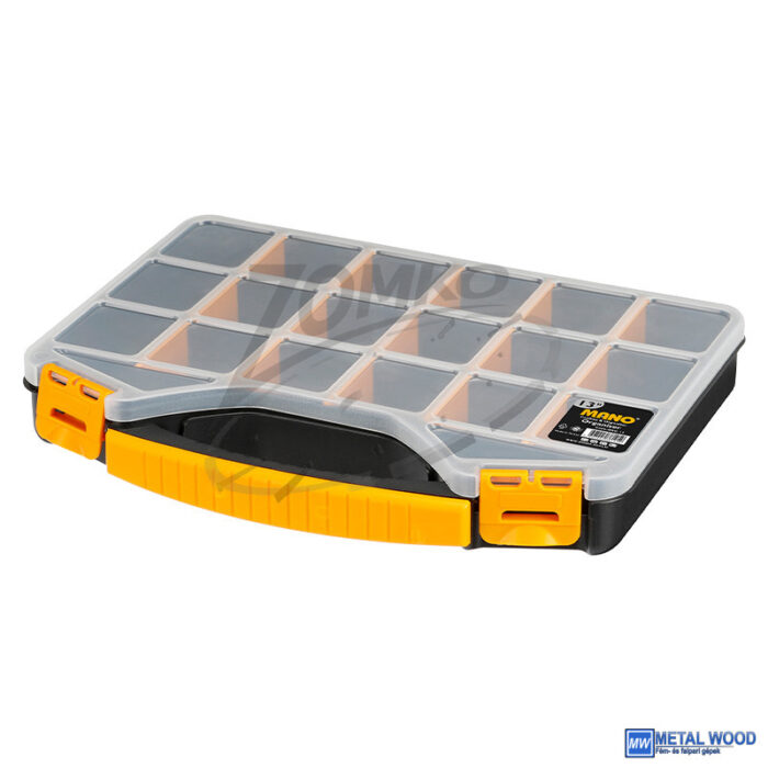 MANO rekeszes tárolódoboz fogantyús 326x257x48 ORG-13 - Image 1