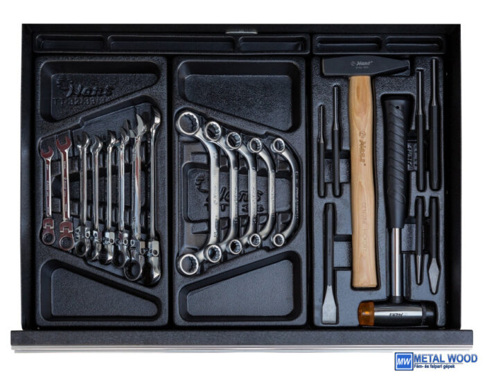 HANS szerszámkocsi 7 fiókos + 271r. szerszám klt. - Image 7