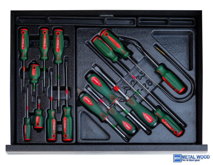 HANS szerszámkocsi 7 fiókos + 271r. szerszám klt. - Image 8