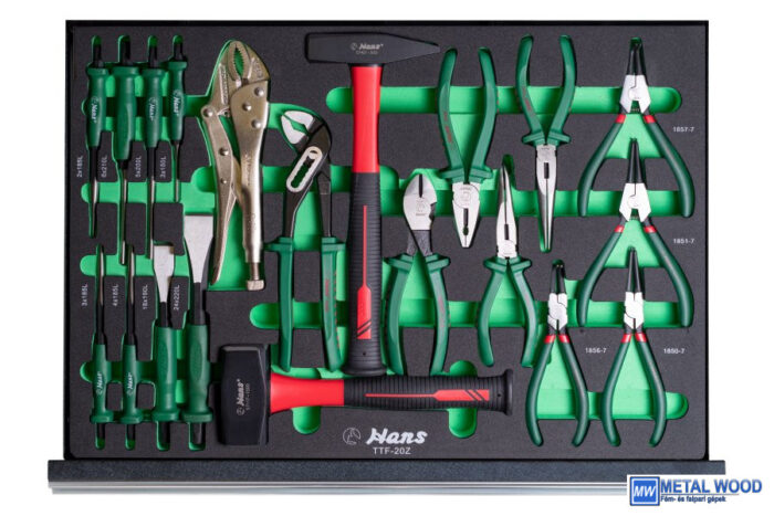 HANS szerszámkocsi 7 fiókos + 325r. TTF szerszám klt. - Image 3