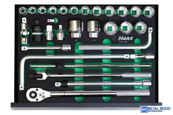 HANS szerszámkocsi 7 fiókos + 325r. TTF szerszám klt. - Image 7