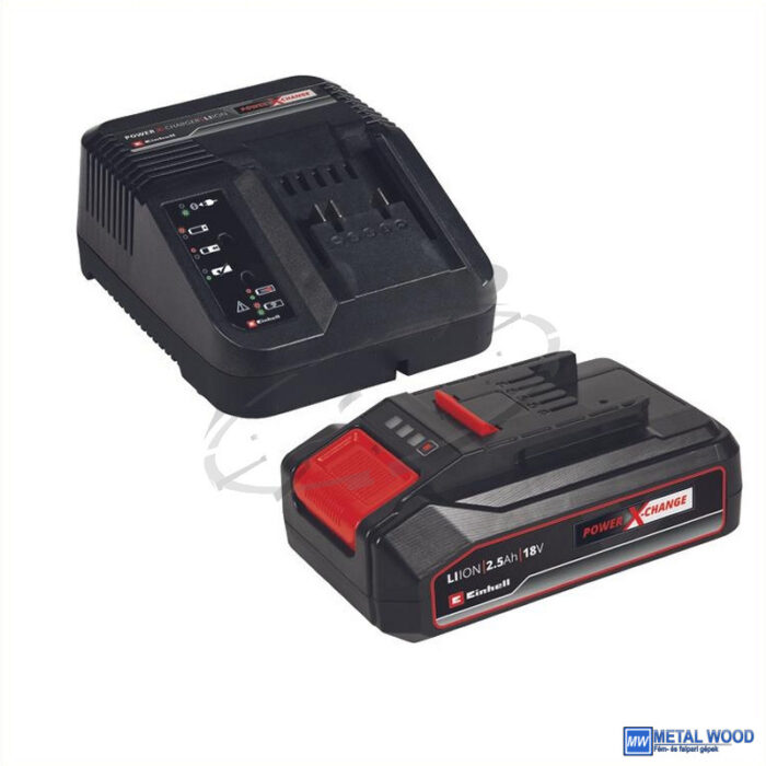 EINHELL TE-HD 18 Li SDS-PLUS fúrókalapács töltő+akku 2,5Ah 4514218+toldó - Image 6