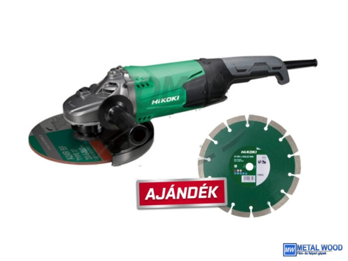 HIKOKI G23SW2 sarokcsiszoló 2200W 230mm +ajándék gyémánttárcsa - Image 1