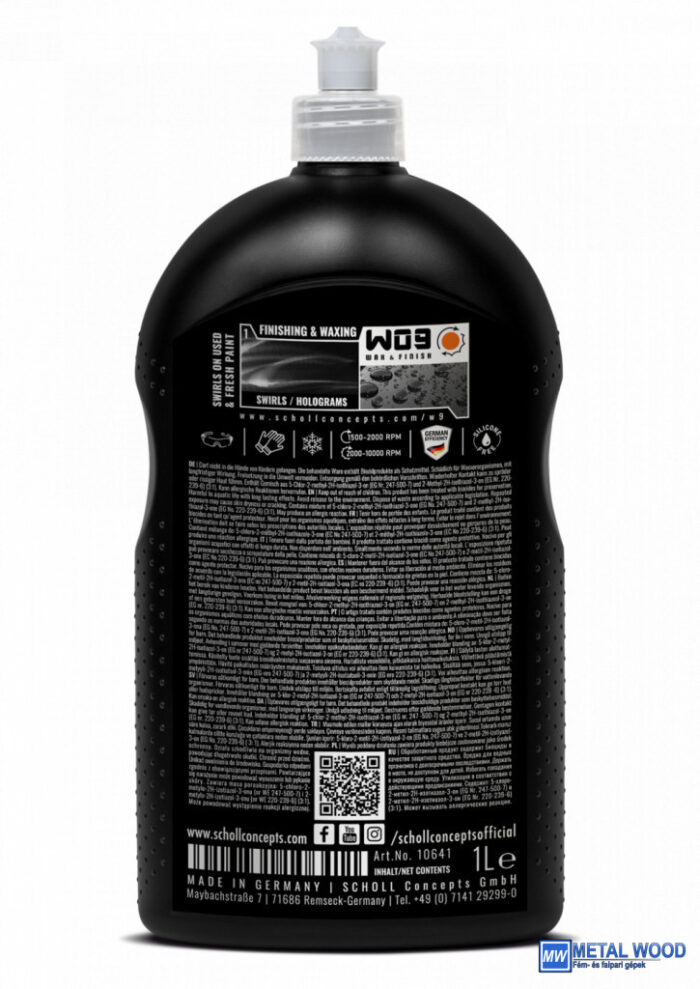 W9 2in1 Premium Glaze Wax 1L - Image 2