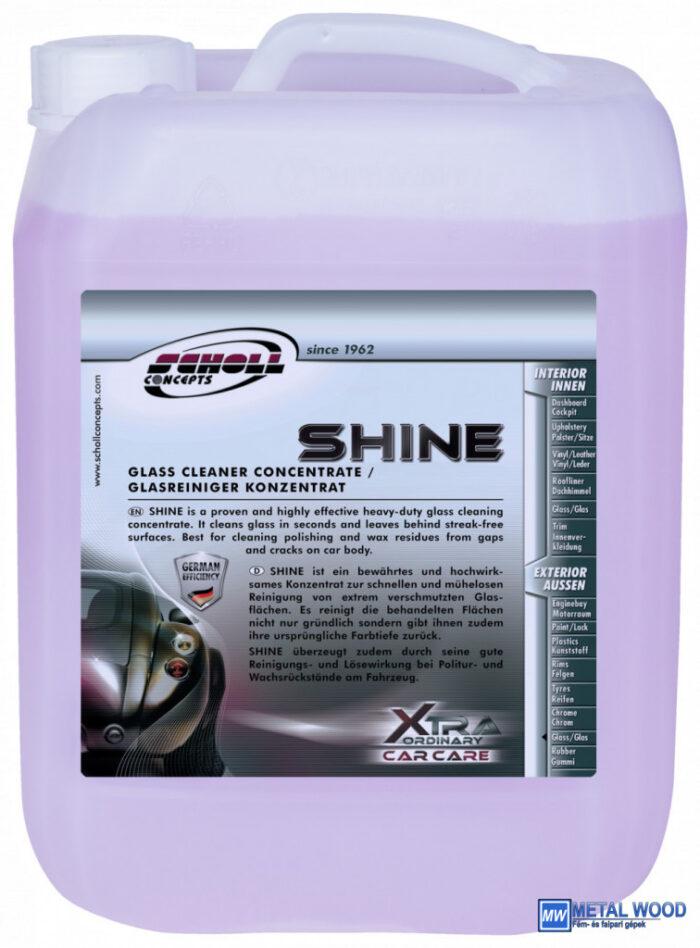 SHINE HD Üvegtisztító Koncentrátum 10L - Image 1