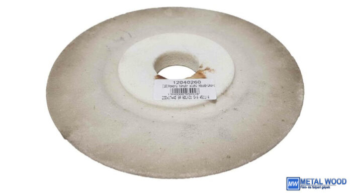 220x17x40 6A 60LV31 Grá 4511/4 Homorú tányér alakú köszörűkorong Granit 12040260 - Image 1