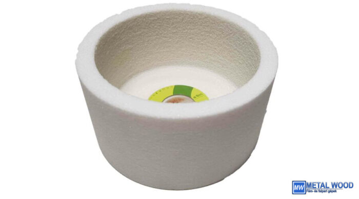 150x80x32 6A60J8V31 Grá 4514 Hengeres fazék alakú köszörűszerszám Granit 12050150 - Image 2