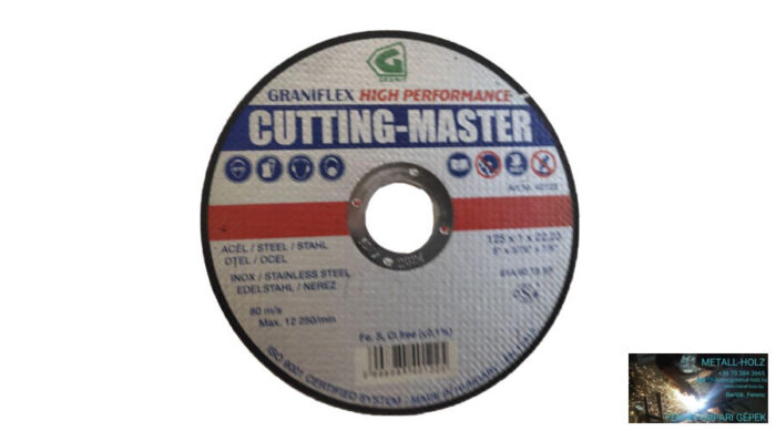 125x1 Cutting-Mas.INOX Grá Granit Cutting Master vágókorong Granit 12080810 - Image 1
