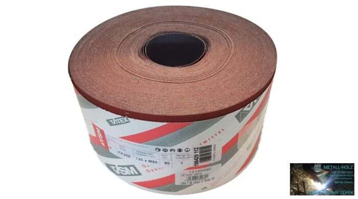 120mm P 80 vászon LF KK268 VSM Vászon tekercs Vsm 12120490 - Image 1