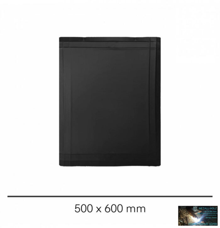WKR-Kályhaalátét lemez fekete 500x600mm P.Á. - Image 1