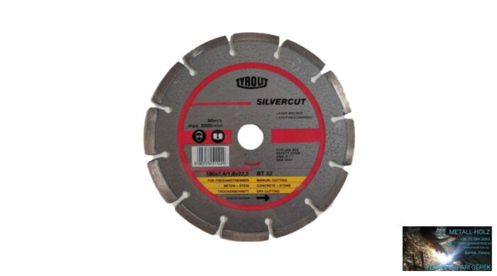 180mm gyémántv.Tyr-Silvercut Gyémánt vágókorong kézi gépre Tyrolit (Akciós) 12180060 - Image 1