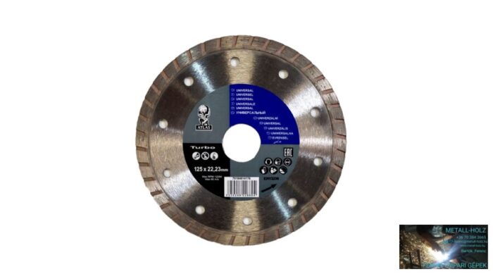 125x22,2 gyém.turbo Atlas Nort Gyémánt vágókorong kézi gépre Norton 12181000 - Image 1