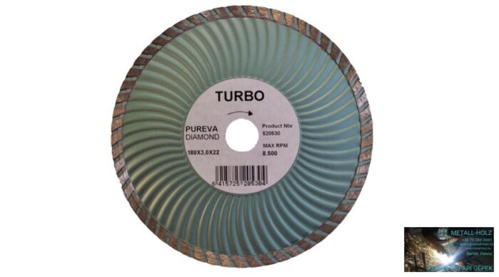 180mm gyémántv.turbo Pureva Gyémánt vágókorong kézi gépre (Akciós) 12182680 - Image 1