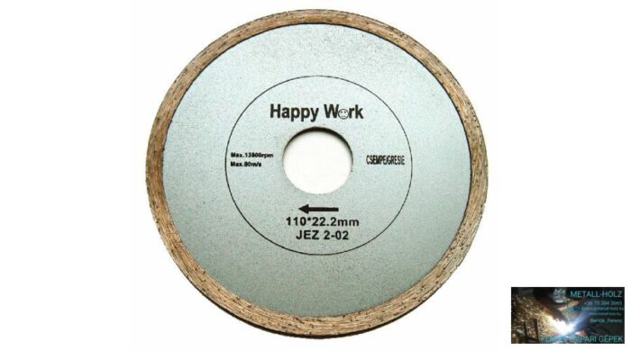110mm gyémántv csempe HappyW Gyémánt vágókorong kézi gépre Happy Work 12183770 - Image 1