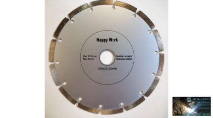 180mm gyémánt.segms. HappyW Gyémánt vágókorong kézi gépre Happy Work 12183800