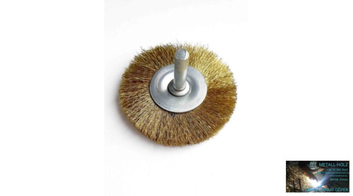 Csap. kefe sárgarézhuz. 70mm Réz huzalú csapos körkefe 12230270 - Image 1