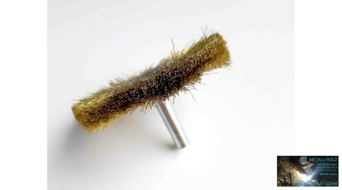 Csap. kefe sárgarézhuz. 80mm Réz huzalú csapos körkefe Happy Work 12230280 - Image 1