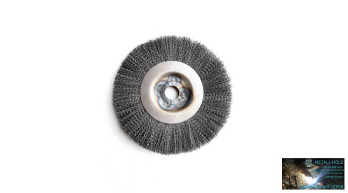 Varratcsisz körk, acélh, 180mm Furatos körkefe acél huzalból Happy Work 12230410 - Image 1