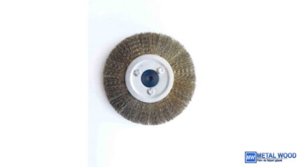 Körkefe 115mm rézh.fur 6mm Ke Réz huzalú furatos körkefe Happy Work (Akciós) 12230460