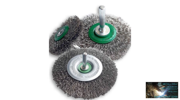 Rec.szár.körk. D40x10 INOXLess Inox huzalú csapos körkefe Lessmann 12232080 - Image 1