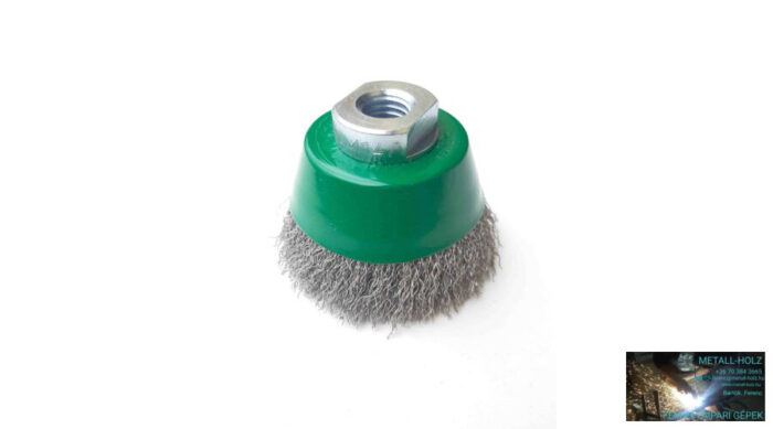 Rec.fazékkef D60M14ANOX0,3Less Inox huzalú menetes fazékkefe Lessmann (Akciós) 12232410 - Image 1