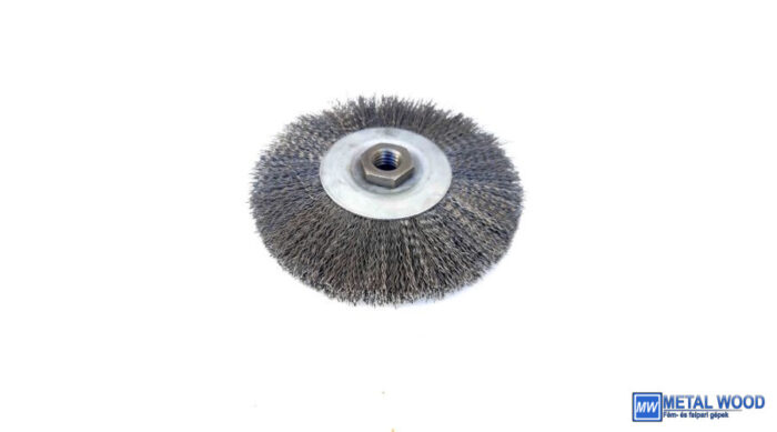 Varratcs..körkacélh.125mmxM14 Varratcsiszoló menetes körkefe Happy Work 12232440 - Image 1