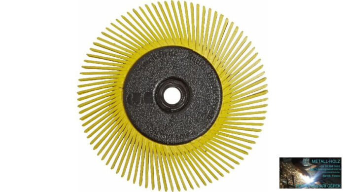 152x12x25 BB-ZB sárga BriBr3M Sünkefe-Radial Bristle Brush -3M BB-ZB 3M 12650880 - Image 1