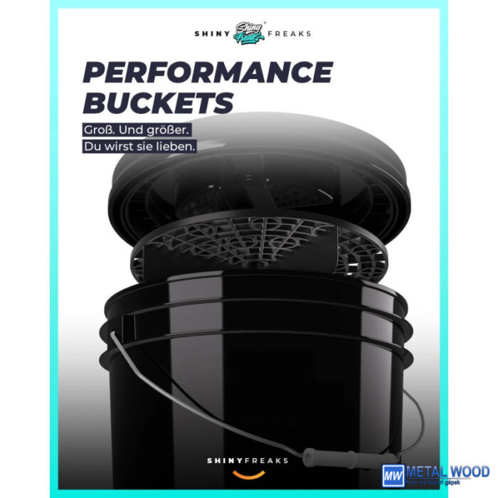 Chemicalworkz Mosóvödör Fekete 13L  Performance Buckets - Image 2