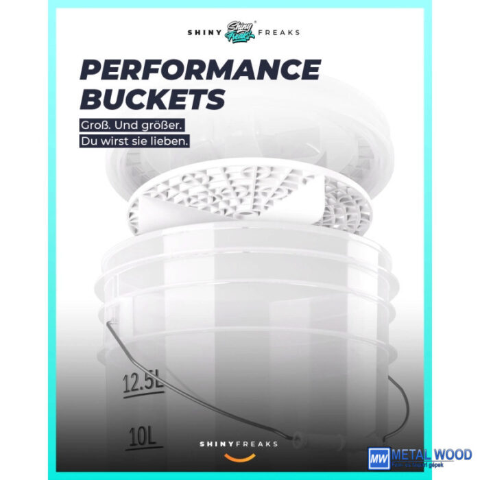 ChemicalWorkz Mosóvödör Átlátszó 19L TRANSPARENT Ultra Clear Buckets 19L - Image 2