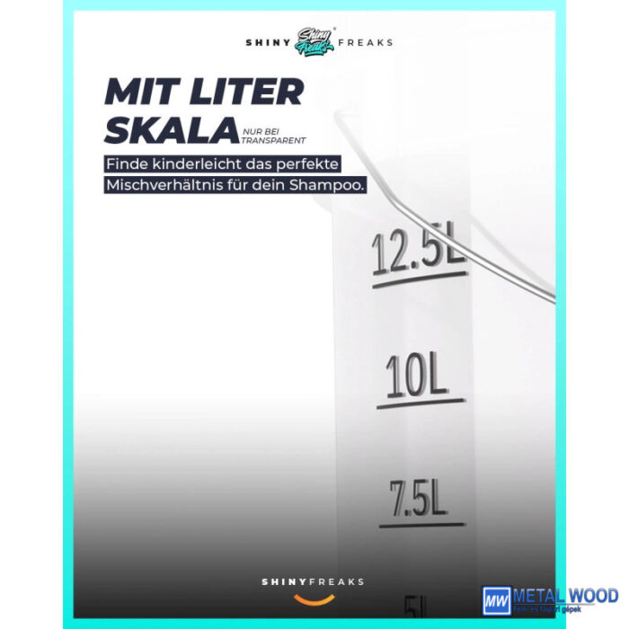 ChemicalWorkz Mosóvödör Átlátszó 19L TRANSPARENT Ultra Clear Buckets 19L - Image 3