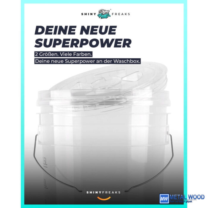 ChemicalWorkz Mosóvödör Átlátszó 19L TRANSPARENT Ultra Clear Buckets 19L - Image 5