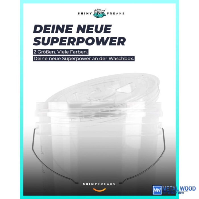 ChemicalWorkz Mosóvödör Átlátszó 13L TRANSPARENT Ultra Clear Buckets - Image 5