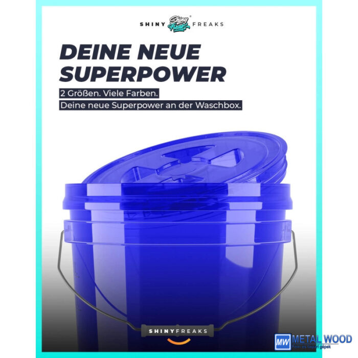 ChemicalWorkz Mosóvödör Átlátszó Kék Ultra 13L  Clear Buckets - Image 5