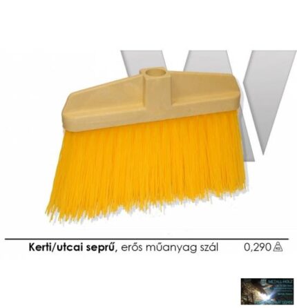 Kerti/utcai seprű Garden. erős műanyag szál