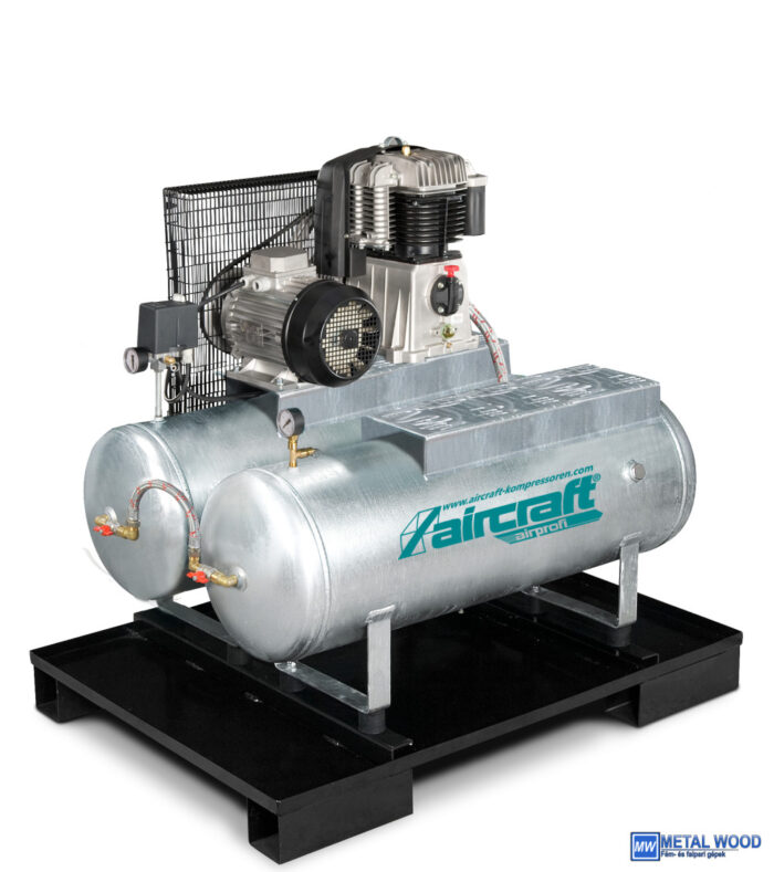 Aircraft AIRPROFI DUO 703 / 2x100 / 10 dugattyús kompresszor - Image 1